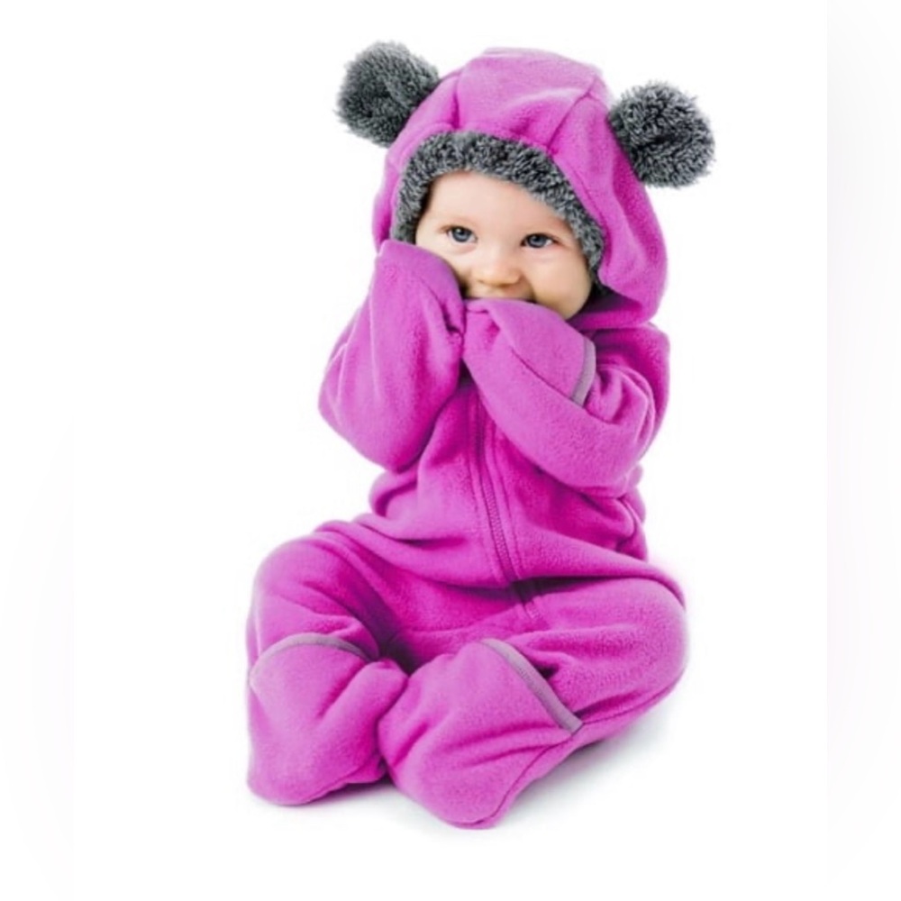 Cuddle Club Baby Bear Fleece Bunting
